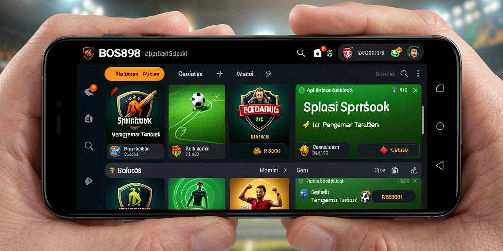 Tampilan menarik dari gameplay taruhan di BOS898.