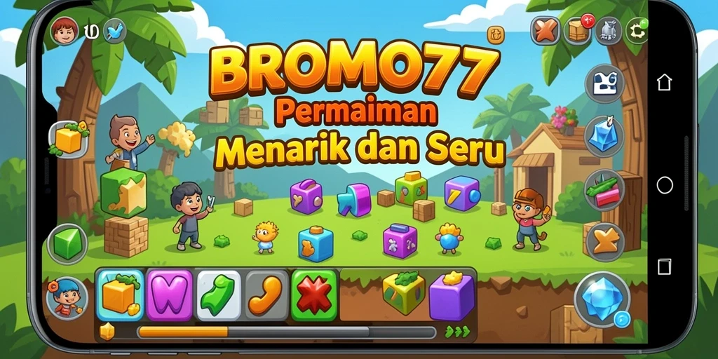 Screenshot gameplay BROMO77 menampilkan tantangan Puzzle yang seru.