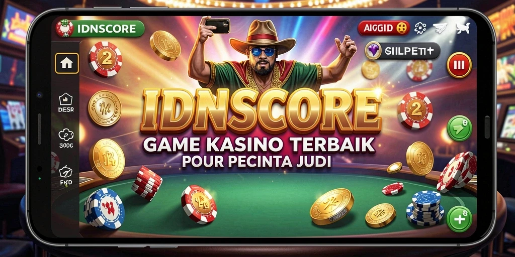 Tampilan gameplay seru dalam permainan Kasino IDNSCORE.