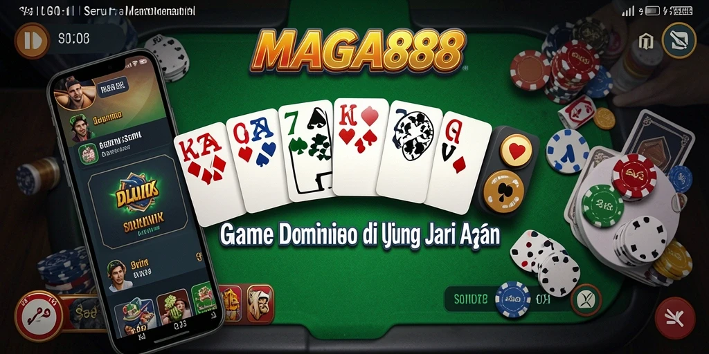 Tampilan gameplay seru di MAGA888 dengan mode Domino yang beragam.