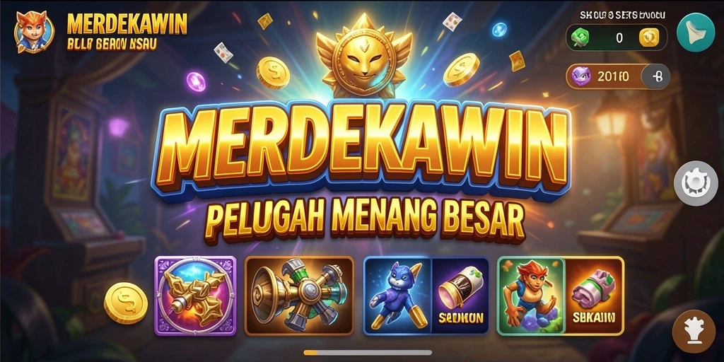 Tampilan menarik gameplay slot MERDEKAWIN yang menghibur.