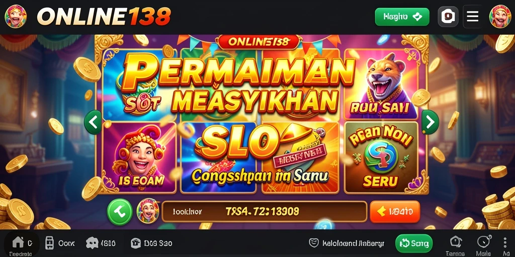 Tampilan gameplay ONLINE138 yang seru dan mengasyikkan.