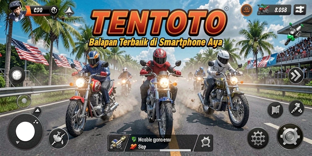 Tangkapan layar dari gameplay TENTOTO yang mendebarkan.