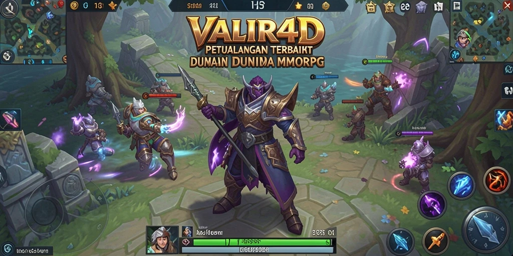 Screenshot gameplay <strong>VALIR4D</strong> menampilkan pertarungan seru di dunia MMORPG.
