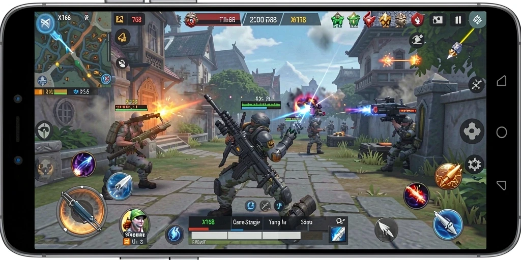 Tampilan gameplay X168 yang menarik dan strategis.
